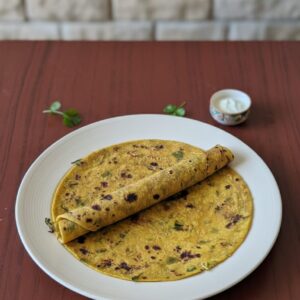 Methi Garlic Thepla - Delicious Vacuum pack of 10